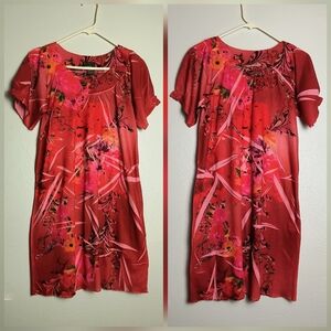 Jane Ashley Casual Dress  Size S Red